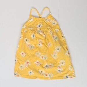 Hanna Andersson Yellow Floral Kids Casual Dress